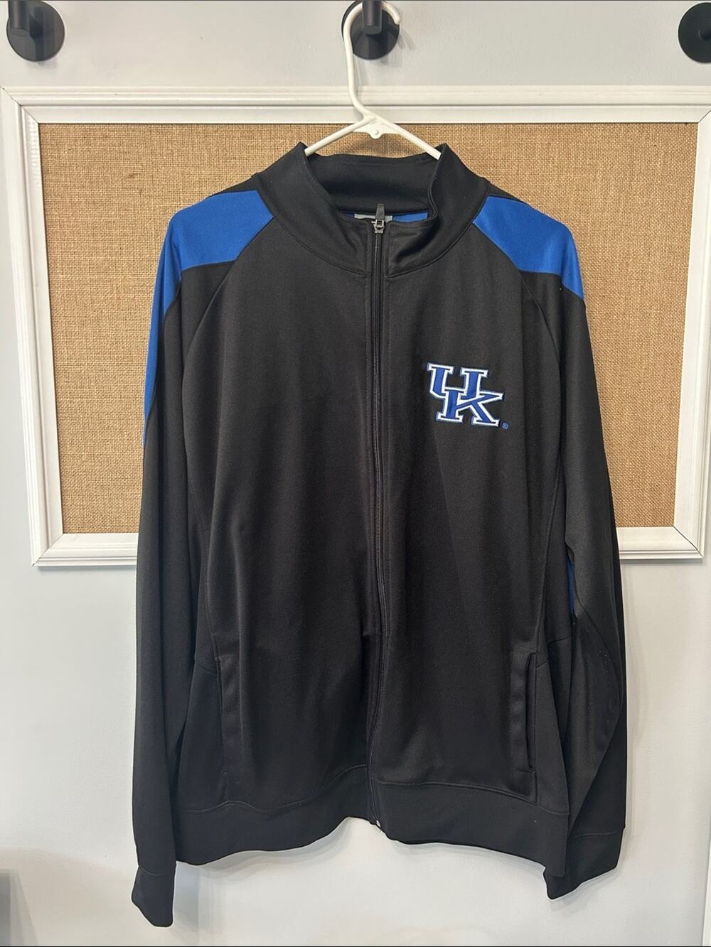 Stadium Athletics Black & Blue Full-Zip Performance Jacket